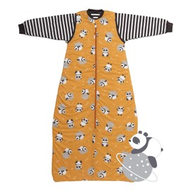 schlummersack Baby Sleeping Bag All Year Round Oeko-Tex Baby Sleeping Bag with Removable Sleeves 2.5 Tog Baby Sleeping Bag All Year Round Sleeping Bag Baby Cotton, panda