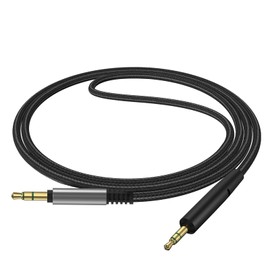 GEEKRIA Audio Cable Compatible with Bose SoundTrue Around-Ear II/AE2, Soundlink On-Ear/II, 2.5mm Braided Nylon Replacement Stereo Cord (4 ft / 1.2 m)