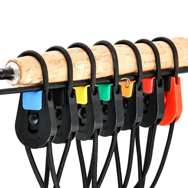 SAMSFX Fishing Rods Belt Quick Ties for Casting, Spinning &