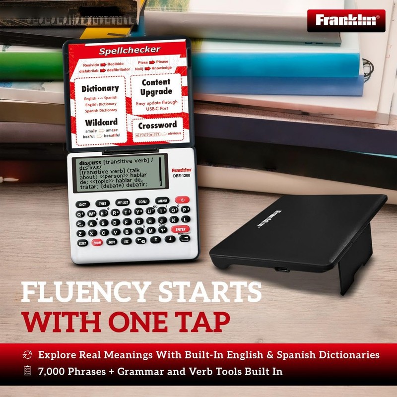 Franklin DBE-1200 Bilingual Electronic Dictionary – English-Spanish, Spanish English Digital