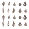 KitBeads 100pcs Assorted Seashells Charms Alloy Ocean Life Seafish Charms