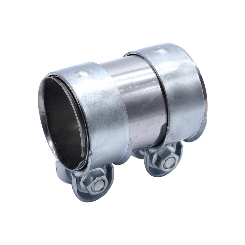 TAKPART Exhaust Clamp Pipe Connector Double Clamp Exhaust Pipe Clamp