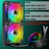 T-240MM Black ARGB Liquid CPU Water Cooling with 240mm ARGB