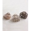 VINGTAINE Rose Hair Claw Openwork Pattern Simple Office Hair Clip