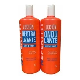 Nefertiti Loción Neutralizan + Ondulante Cab Teñido 1lt