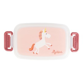 sigikid 25368 Unicorn Lunch Box with Divider, BPA-Free, Safe, Lightweight, Recommended for Children from 1 Year