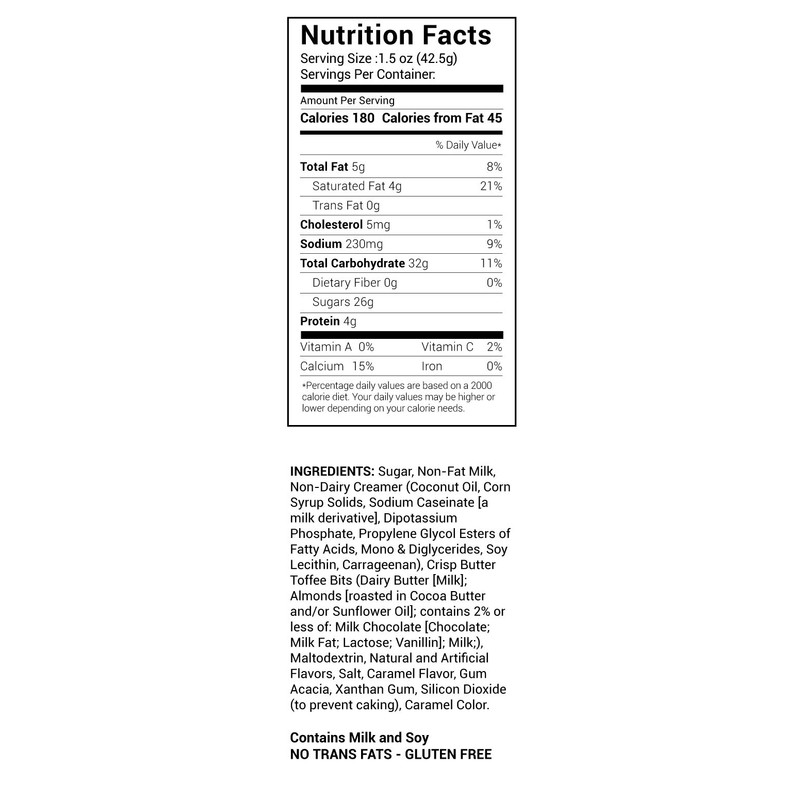 Dulce de Leche Drink Mix - (Caramel Cream) 3lb Bag