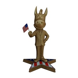 Donkey Democratic Party DEM Political Symbol Bobblehead (Gold Variant Version)