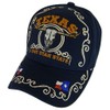 Texas Lone Star State Adjustable Baseball Cap with Flag and