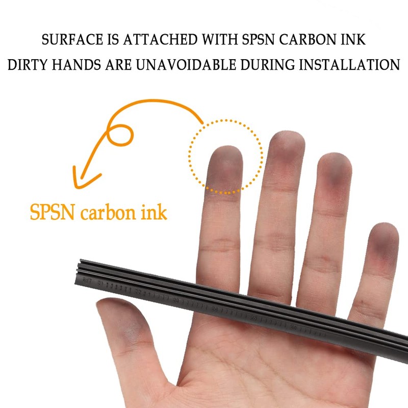8PCS 32" Car Windshield Wiper Blades Strips,Rubber Wiper Blade Inserts,Universal