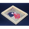 Japanese Souvenir Showa Retro Doll Frame (Red Plum)