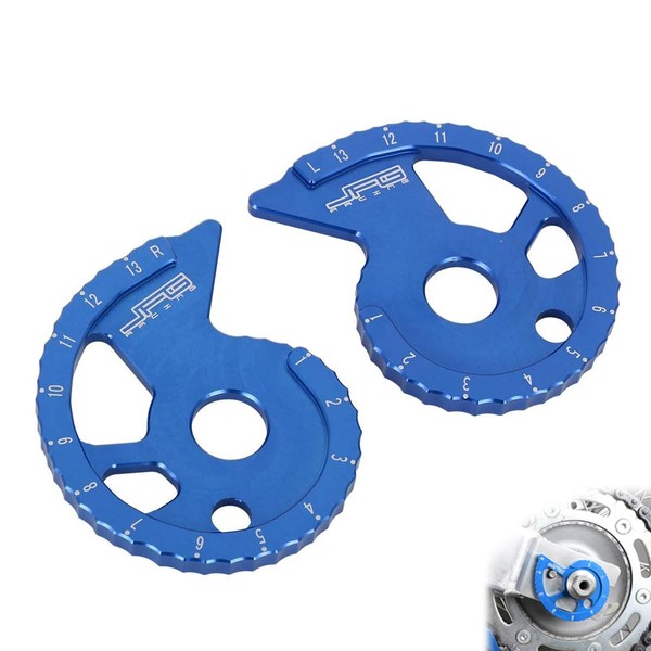 JFG RACING Dirt Bike Rear Axle Block,CNC Chain Tensioner Adjuster