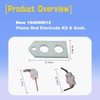 Ctuoptuo 104000012 Electrode, Flame Rod, & Gask, Fit for Rinnai