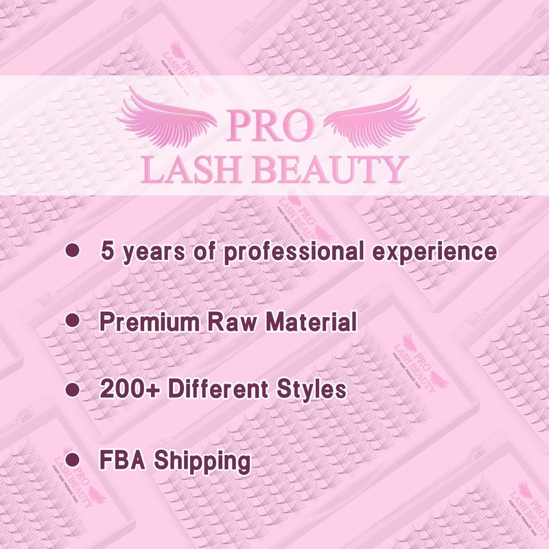 Ready-to-Use Eyelash Fans, 7D-D-0.07-11, Lace Base, Ready-to-Use Fan Eyelash Extensions,