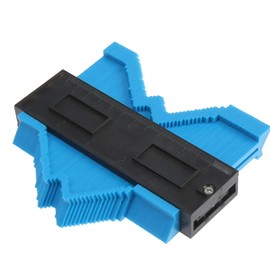 EZONEDEAL Contour Gauge Duplicators, Simple Shape Contour Gauge Duplicator, Instant Template For Curved and Odd Shapes, Easy Master Outline Gauge Tool for Cutting (1 PC)