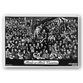 Rock-n-Roll Theatre by Howard Teman Music Poster 24x36