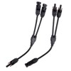 Solar connector Y branch parallel adapter Solar panel cable Photovoltaic