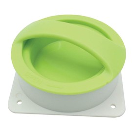 Fackelmann 682436 Regular and Stuffed Burger Press, ABS, Green