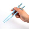 Edison Pororo Training Chopsticks for Right Handed 2 Step, Blue