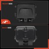 A-Premium Rear Seat Cup Holder Insert Center Console Compatible with