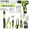 FASTPRO 175-Piece 12V Cordless Drill Set, Drill Driver and Home