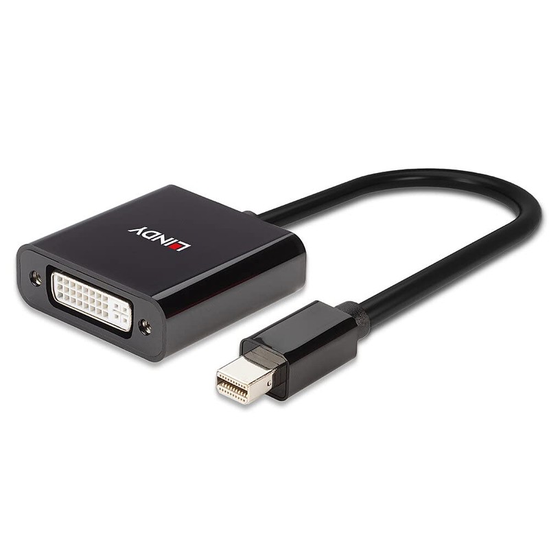 LINDY Monitor Adapter [1x Mini DisplayPort Male to 1x DVI]