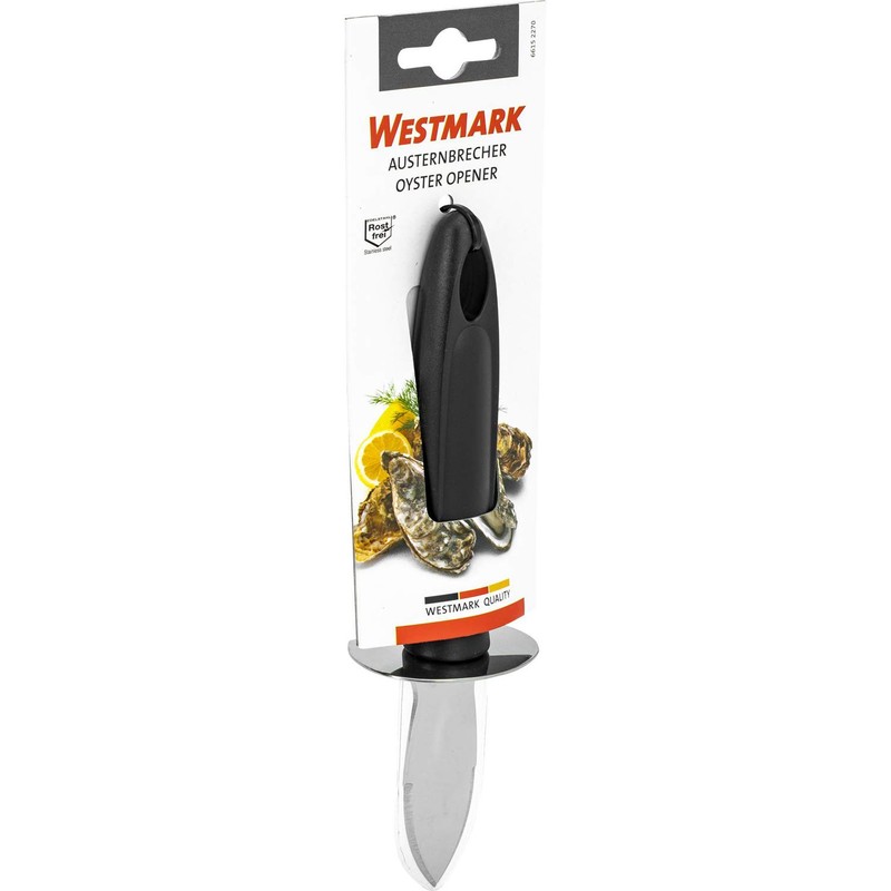 Westmark Austernbrecher, Beidseitig geschliffene und geschmiedete Klinge, Gesamtlänge: 19,7 cm,