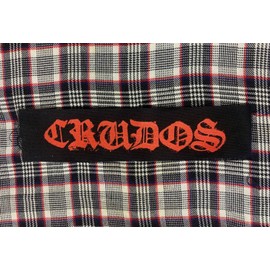 Los Crudos  Logo DIY Patch- Punk Crust Aus Rotten Black Flag Leftover Crack Oi
