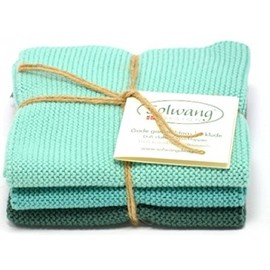 Solwang Cleaning Cloth Petrol Combi Knitted Wipes Cotton Wipes Stainless Steel