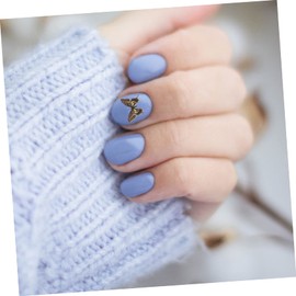 ABOOFAN Nail Art Stickers Collection 5pc Butterfly Flowers Rose Heart Patterns Sticker Decals