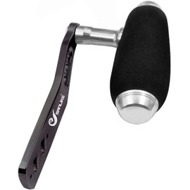 SANLIKE Reel Handle, Power Handle, 3.7 inches (95 mm), Baitcasting, Electric Reel, Hole Diameter 0.2 x 0.3 inches (5 x 8 mm), Left and Right Handle, High Strength, Ultra Lightweight, Corrosion-Resistant for Sea Fishing