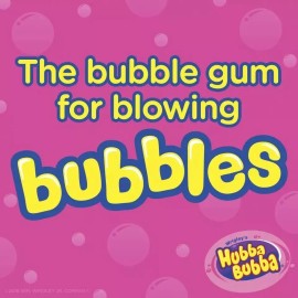 Wrigley HUBBA BUBBA Original Bubble Gum Bulk Pack, 2 Oz Tape (Pack of 6)