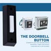 2 Pcs Lighted Doorbell Button, Wired Door Bell Push Button