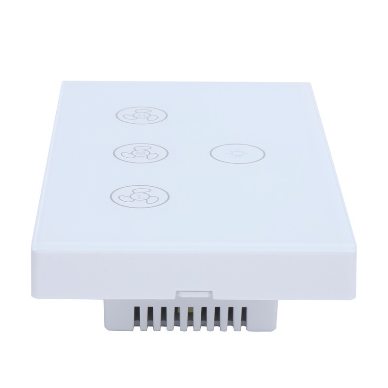 Smart WiFi Air Fan Lamp Touch Switch Voice Control Compatible