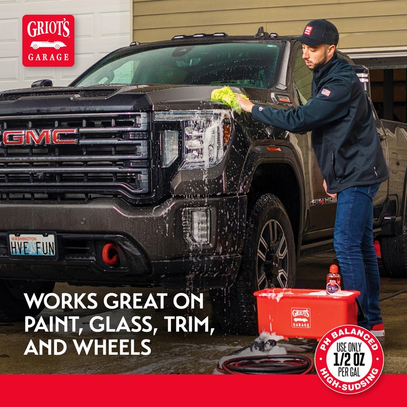 Griot's Garage Super-Concentrated Car Wash for Vehicle Washing and Cleaning,