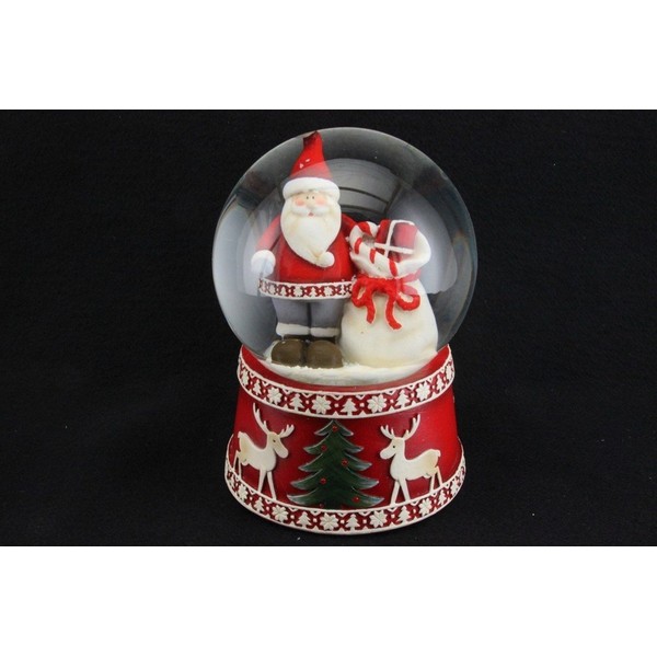 Gisela Graham : Santa with Sack Music Dome by Gisela