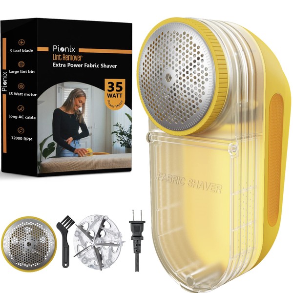 Pionix Extra Power Fabric Shaver - 35W Electric Lint Remover