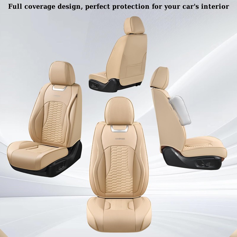 Coverado Front Seat Covers, Car Seat Covers Front Seats, Nappa