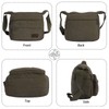 NiCoLa Shoulder Bags Canvas Messenger Bag for Men, Medium Crossbody