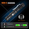 TUNENGE T21X AA Flashlight,1400 High Lumen EDC Pocket 90 Degree