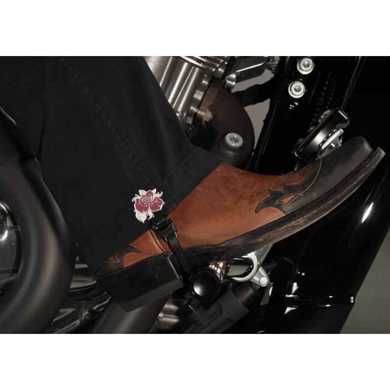 Biker Boot Straps 4" Desert Rose Biker Boot Straps