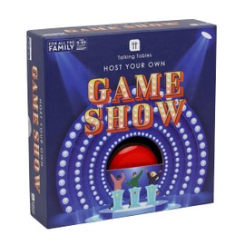 Talking Tables Host Your Own Gameshow Quiz Game with Buzzer Interactive and Fast Paced Fun for Friends and Family to Play at Christmas, New Year or Any Party Ideal Xmas Gift. for Ages 9+ Players 5+ :