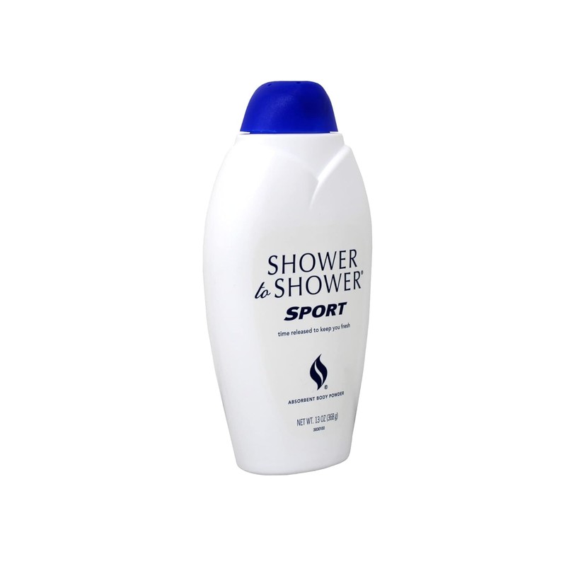 Shower To Shower Powder, 13 oz, Sport, 6-Pack