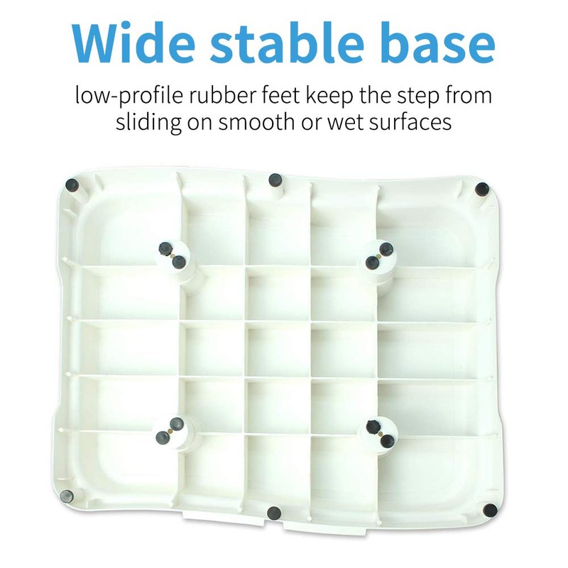 Wefaner Bath Shower Step,Stackable Bathtub Non Slip Safety Step Stool,