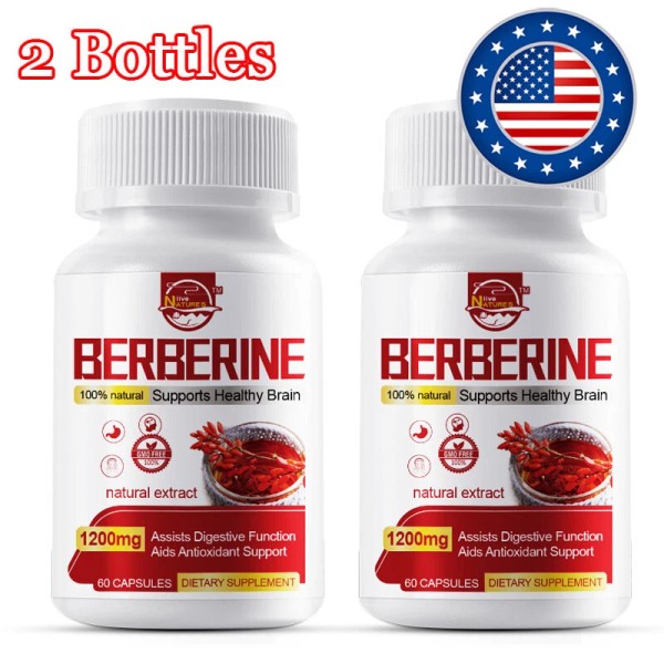 NATURE'S LIVE Berberine Tablets High Absorption,120