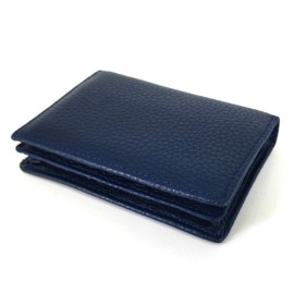 Xsimant Business Card Holder, 2nd Edition, Genuine Leather, Large Capacity, Easy Removal, Unisex (Black), Black