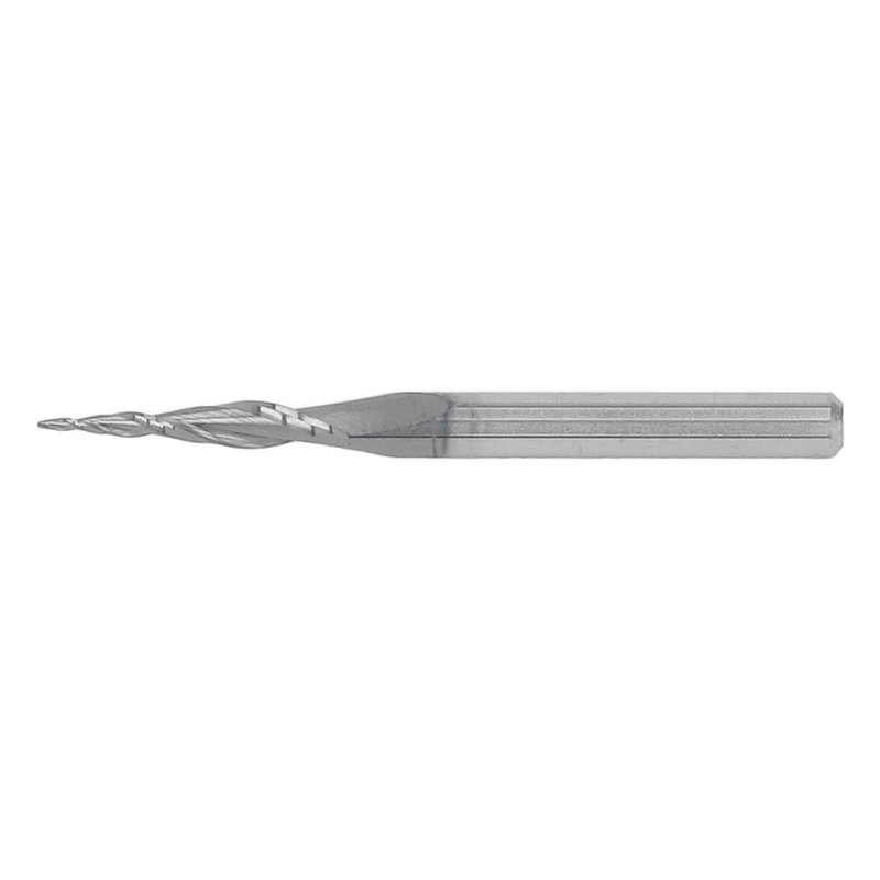 Ball Nose Cutter CNC Spiral Tapered Tungsten Steel Extended End