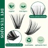 Kit de Extensiones de Pestañas KEYYOU 40D Mink Sintético para
