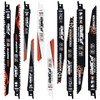 WellCut Reciprocating Saw Blade Set, 10 Pieces, for Wood, Plastic