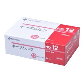 nitiban asete-tokurosusa-zikarute-pu Keep Silk 12 mm Wide 9 m Roll, 24 Rolls with FREE Gift